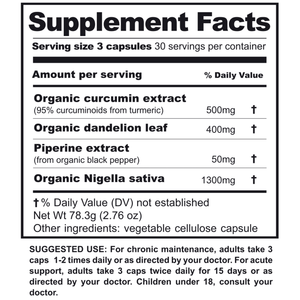 IMMUNITY [herbals] Supplement Facts